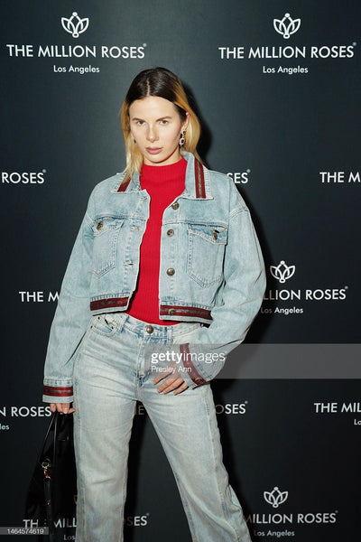 Marie Monti Rocks Le Réussi®'s Danielle Denim at The Million Roses Event in Hollywood