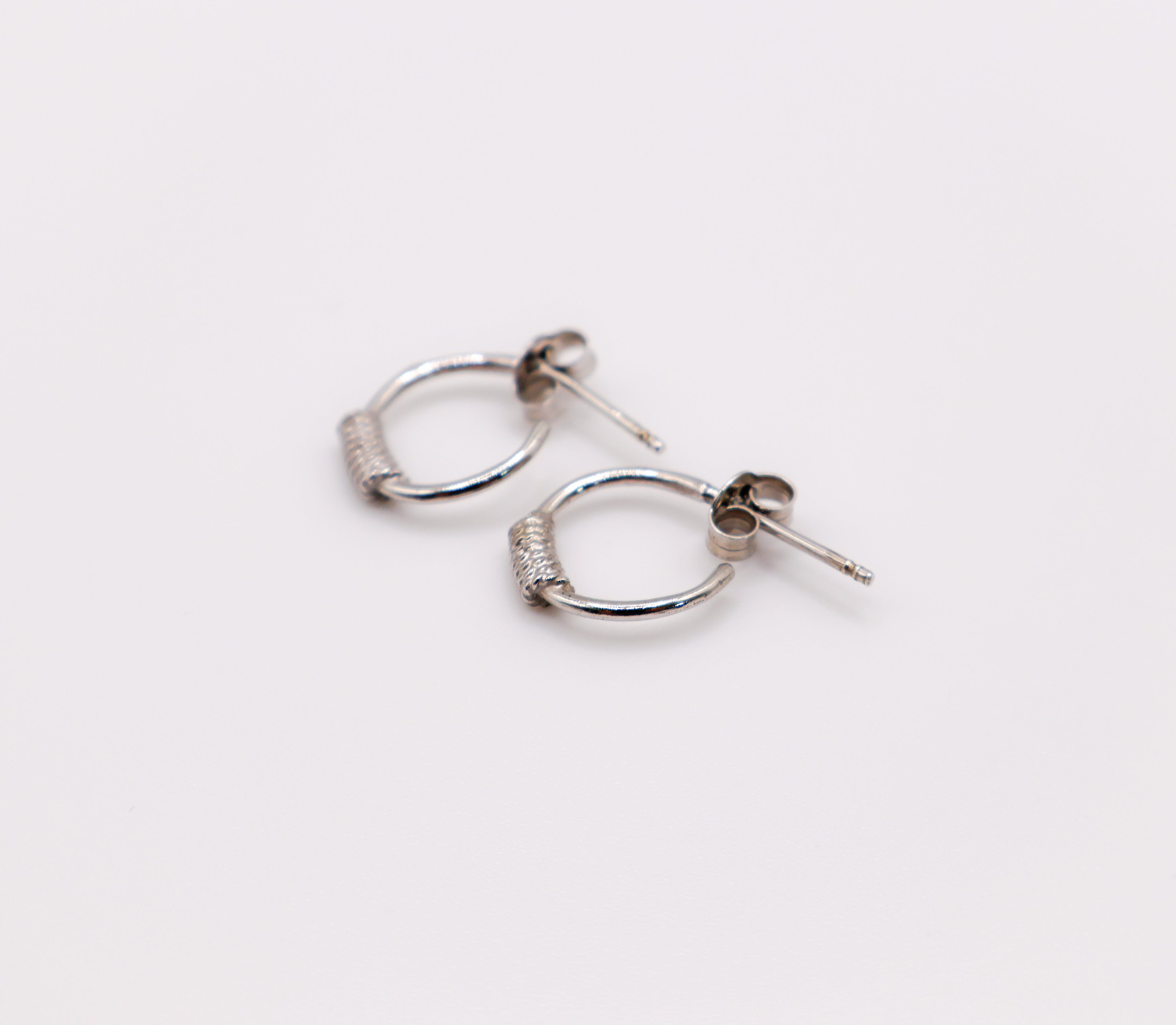Italian mini sterling silver hoop earrings – elegant small hoop jewelry for women, versatile everyday earrings