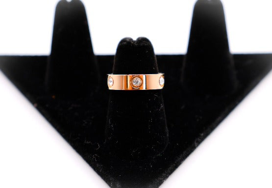 Radiant rose gold gem ring – elegant gemstone statement ring for women, luxurious jewelry