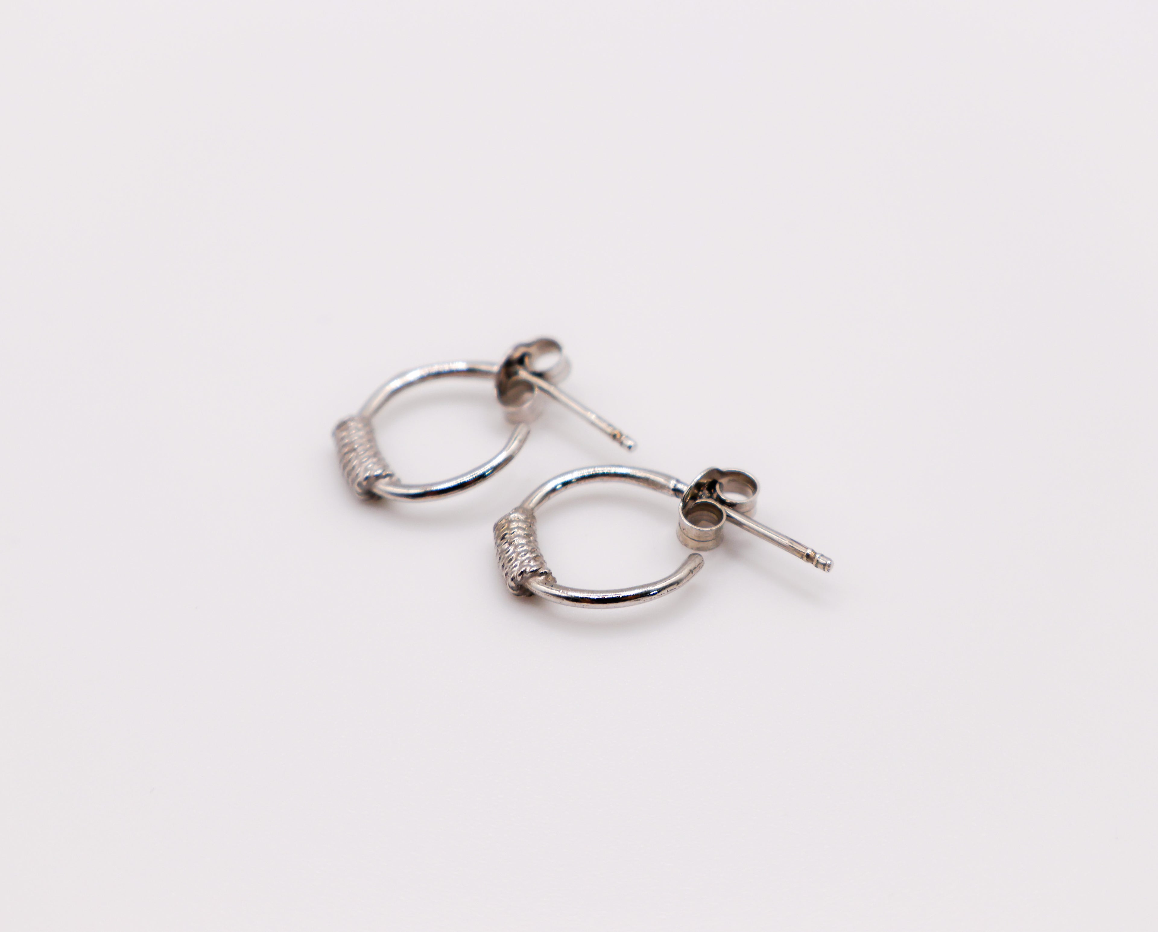 Italian mini sterling silver hoop earrings – elegant small hoop jewelry for women, versatile everyday earrings