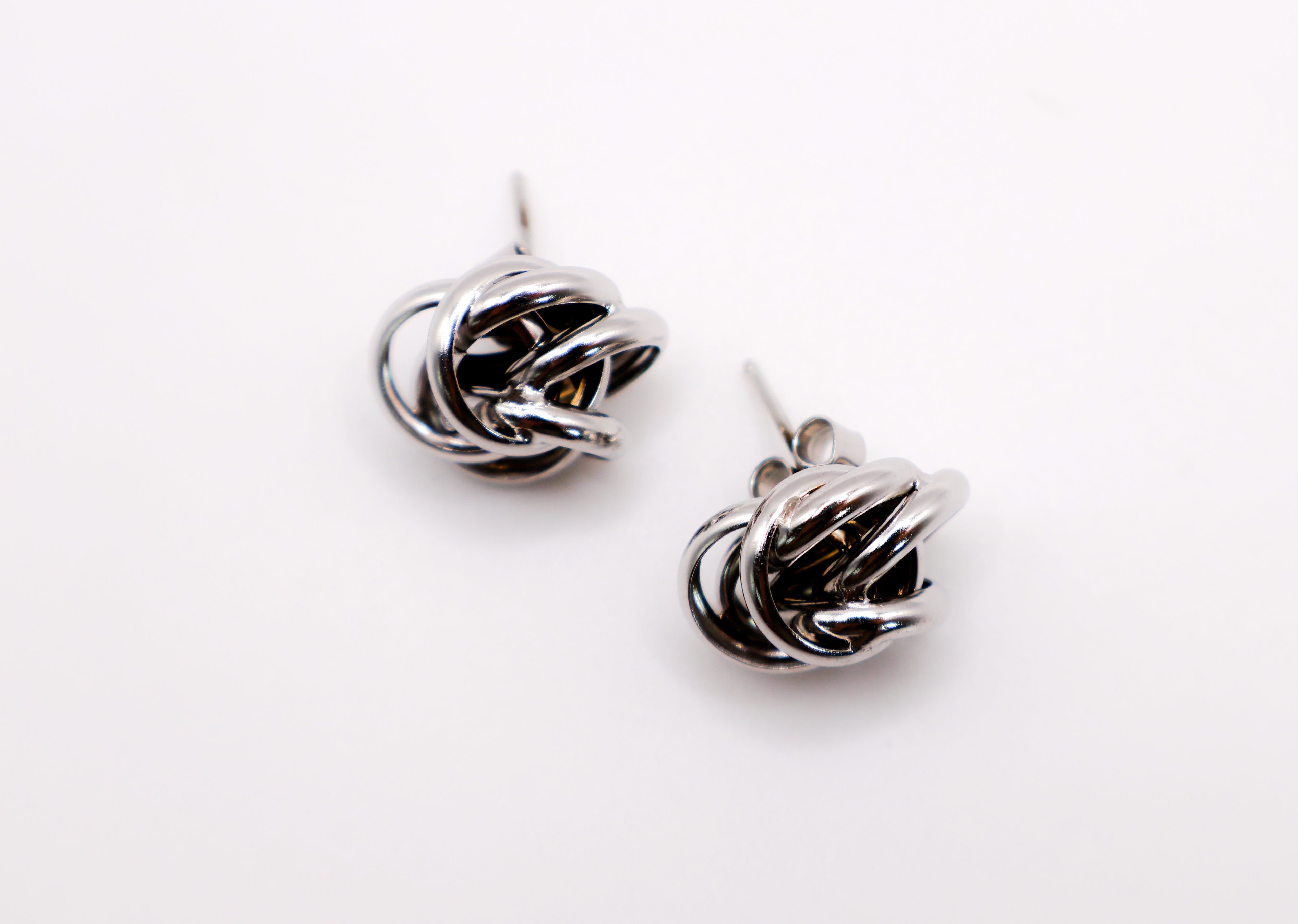 Italian Silver Floral Earrings – elegant sterling silver floral jewelry for women, sophisticated statement earrings