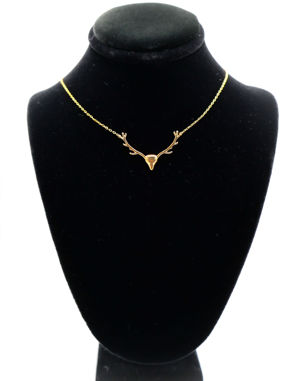 Le Réussi Golden Wilderness Antler Pendant in gold with nature-inspired design