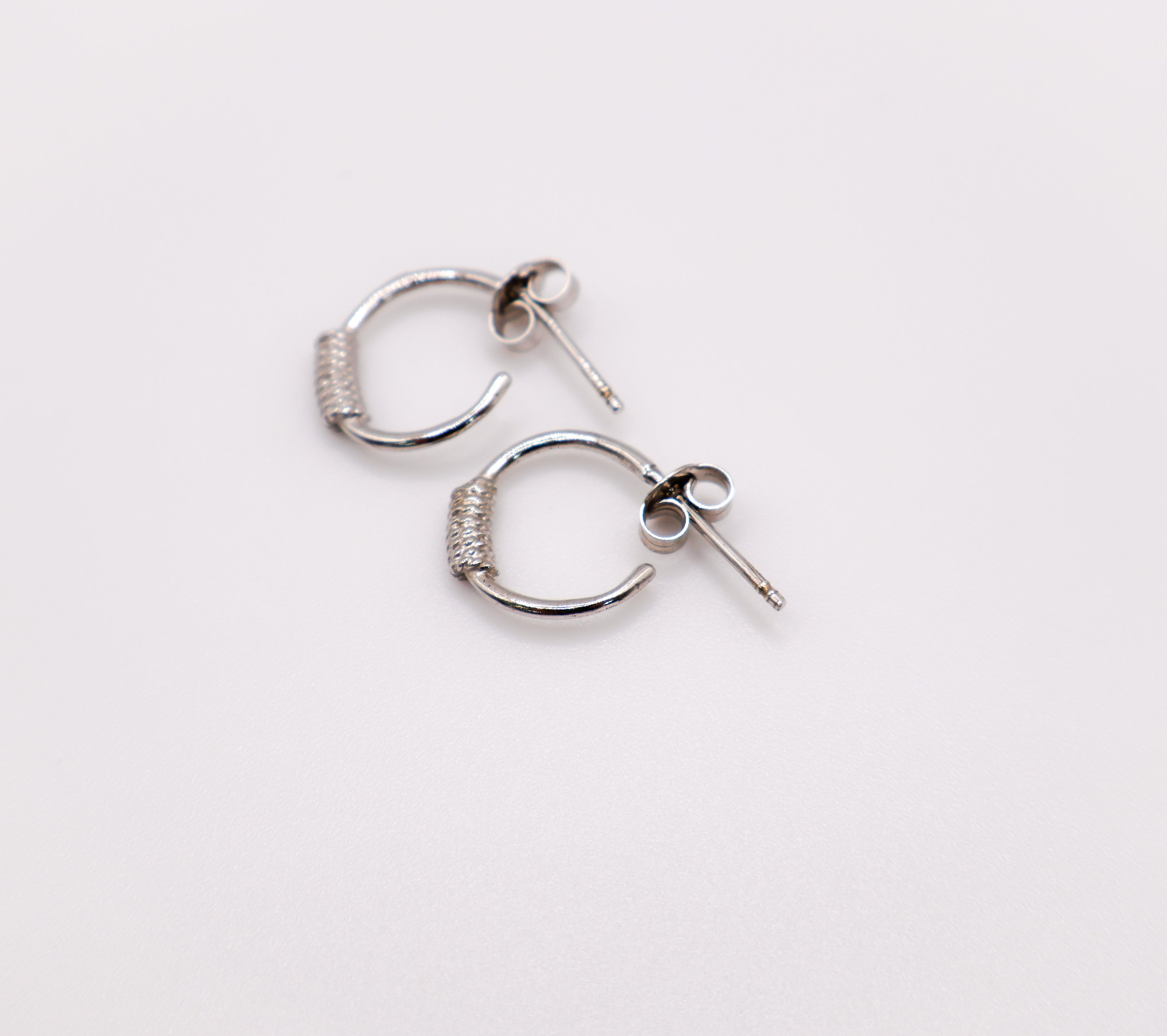 Italian mini sterling silver hoop earrings – elegant small hoop jewelry for women, versatile everyday earrings