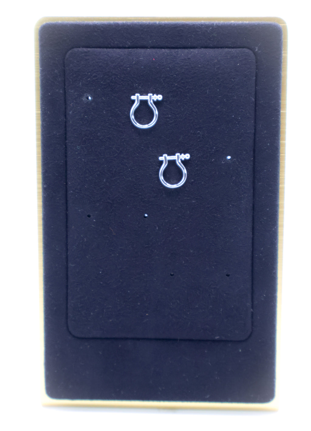 Whimsical white gold horseshoe earrings – elegant lucky charm jewelry for women, versatile casual and formal design