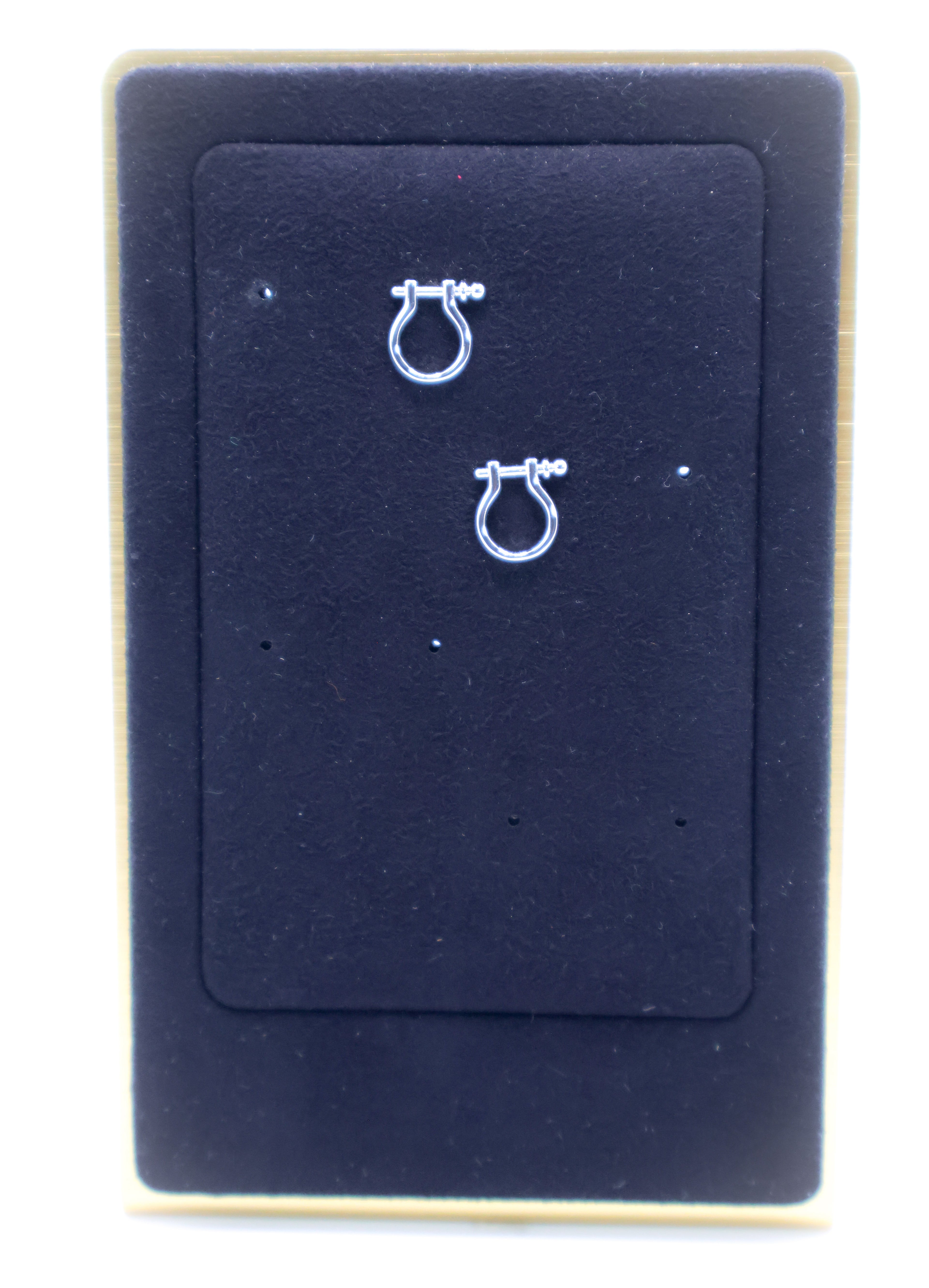 Whimsical white gold horseshoe earrings – elegant lucky charm jewelry for women, versatile casual and formal design