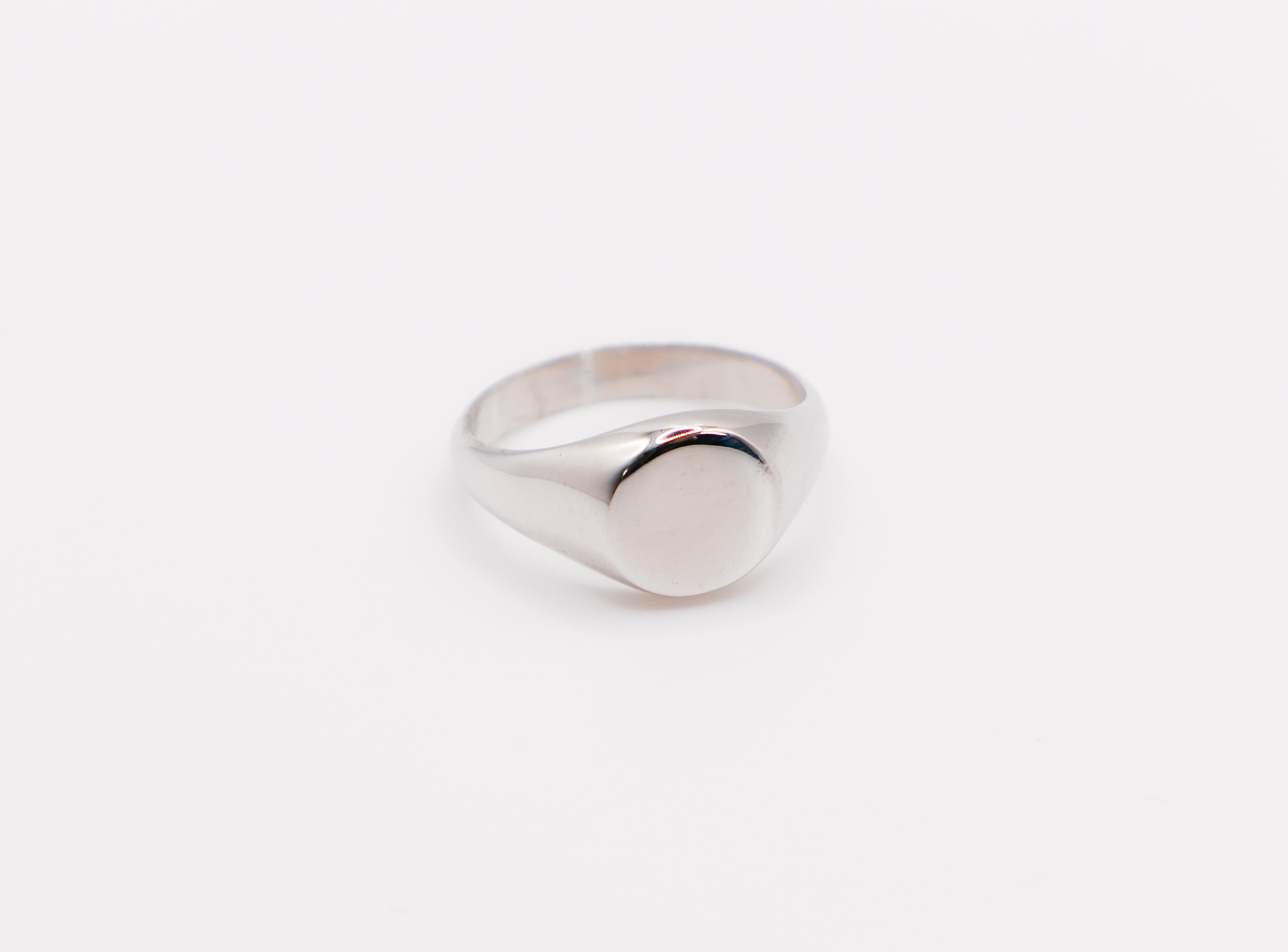 Italian oval silver ring – elegant sterling silver jewelry for women, minimalist statement ring