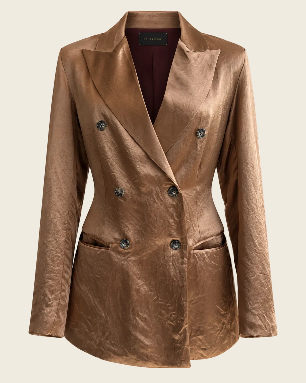 The Réussi Blazer — Burnished Bronze