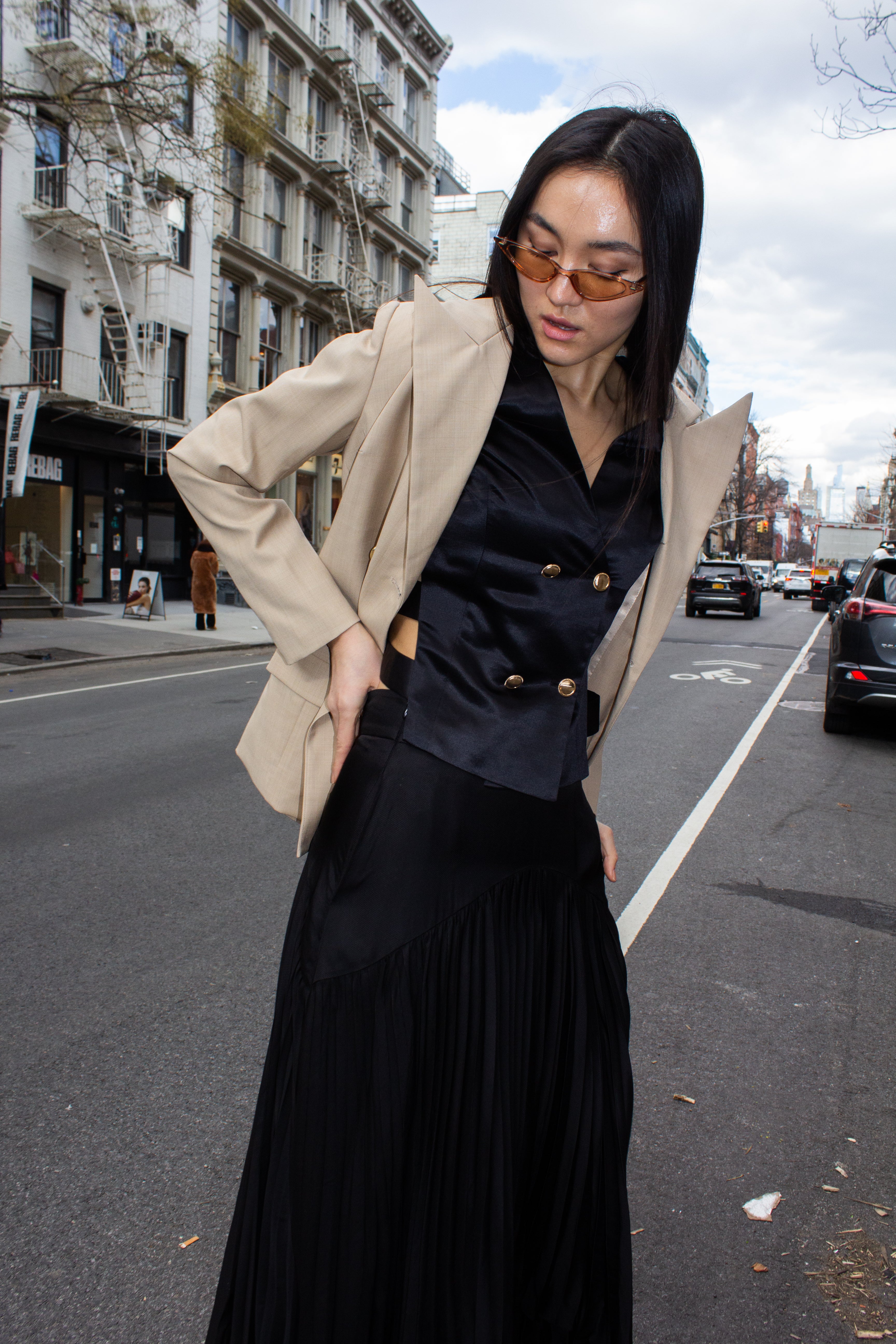 Le Réussi® Fashion - Audrey Black Top Chic and effortless, the Audrey Top exudes timeless elegance with a modern twist.