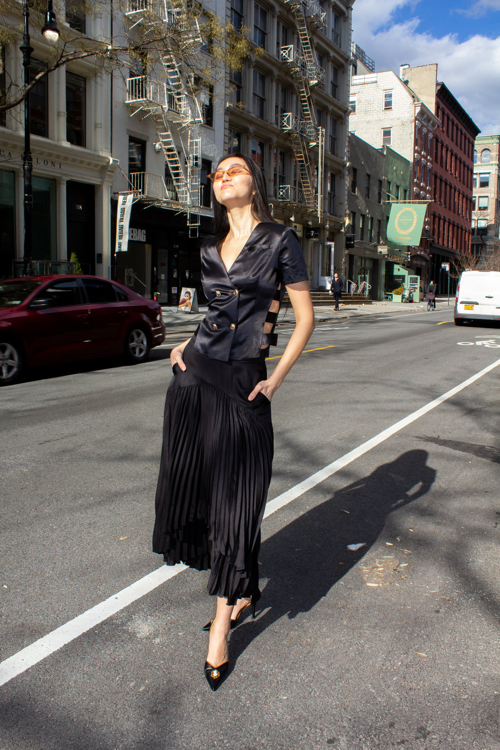 Le Réussi® Fashion - Audrey Black Top Chic and effortless, the Audrey Top exudes timeless elegance with a modern twist.