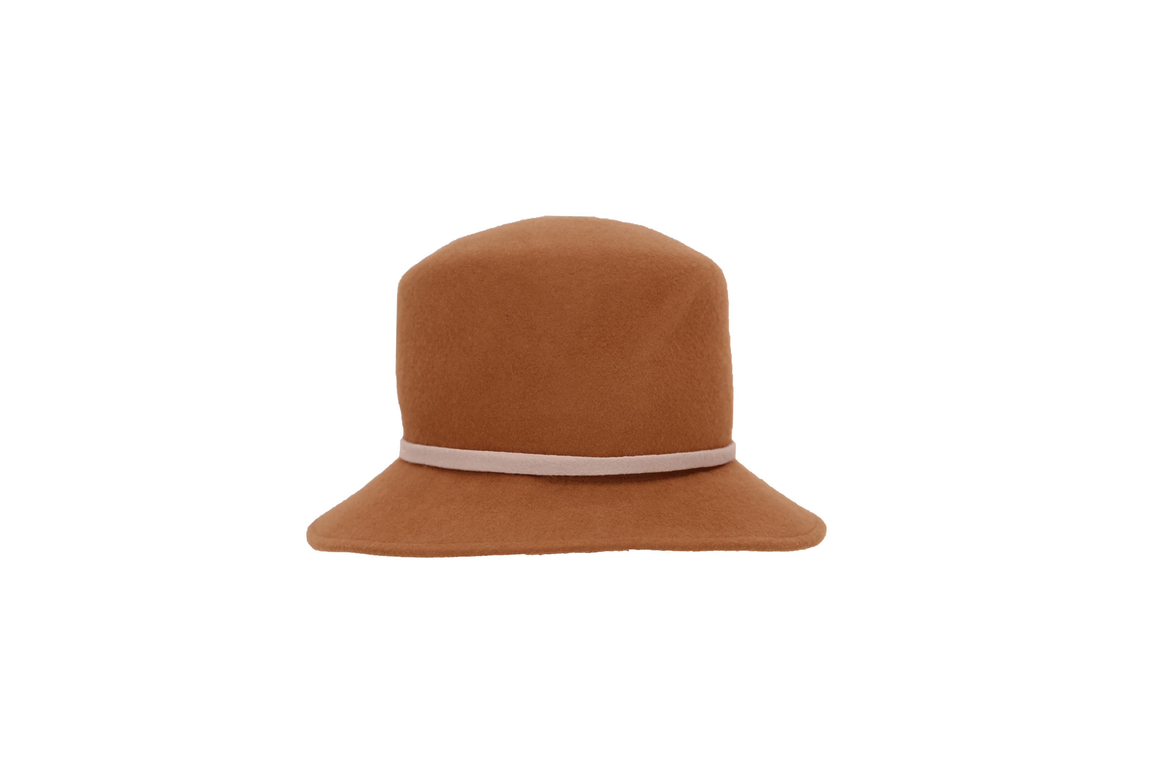 Le Réussi® Fashion-Cloche Luxury Brown Hat Soft wool feel