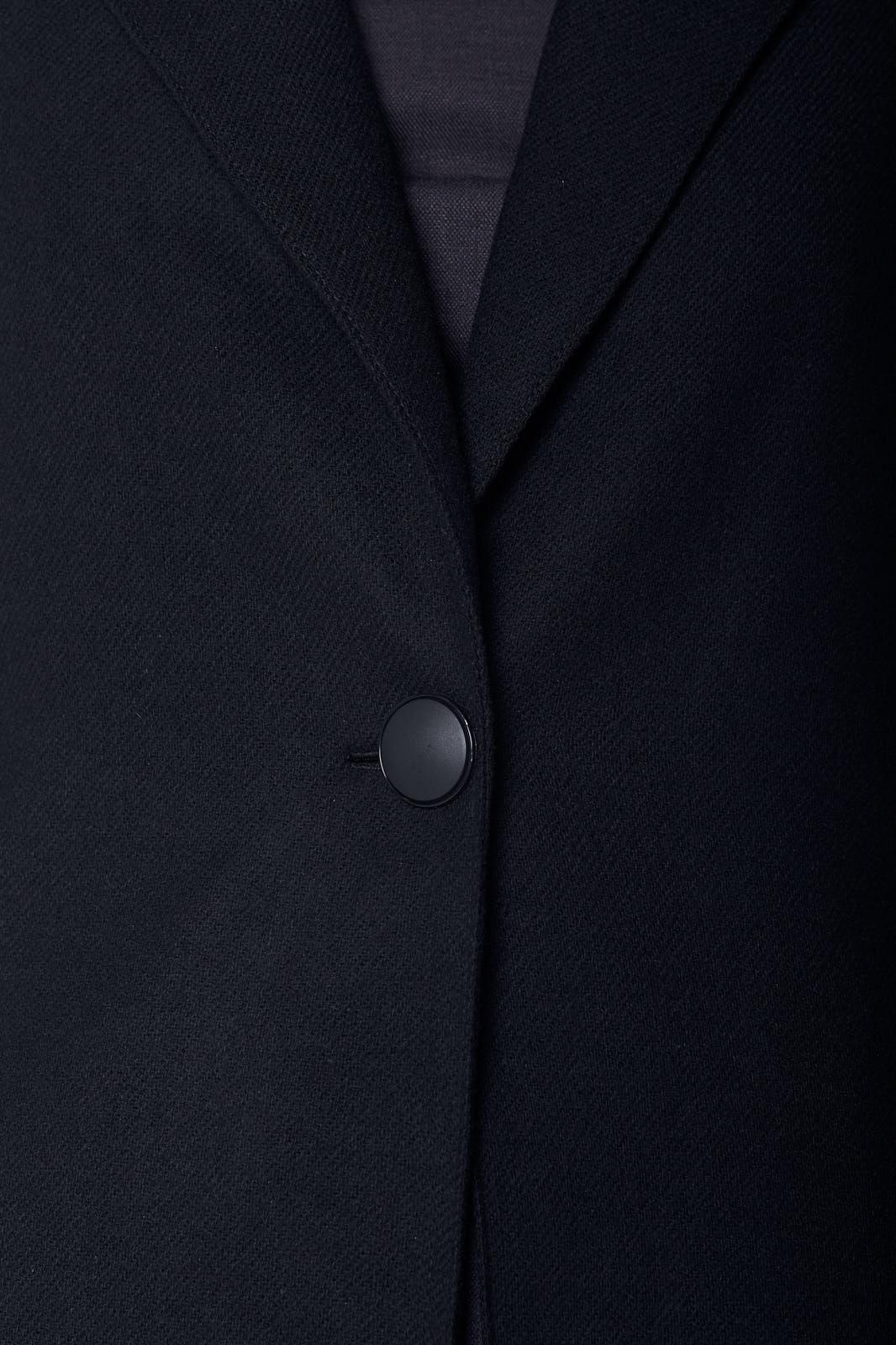 Le Réussi® Fashion - Luxurious Worsted Flannel Long Trench Coat A Sophisticated Statement of Elegance and Style.