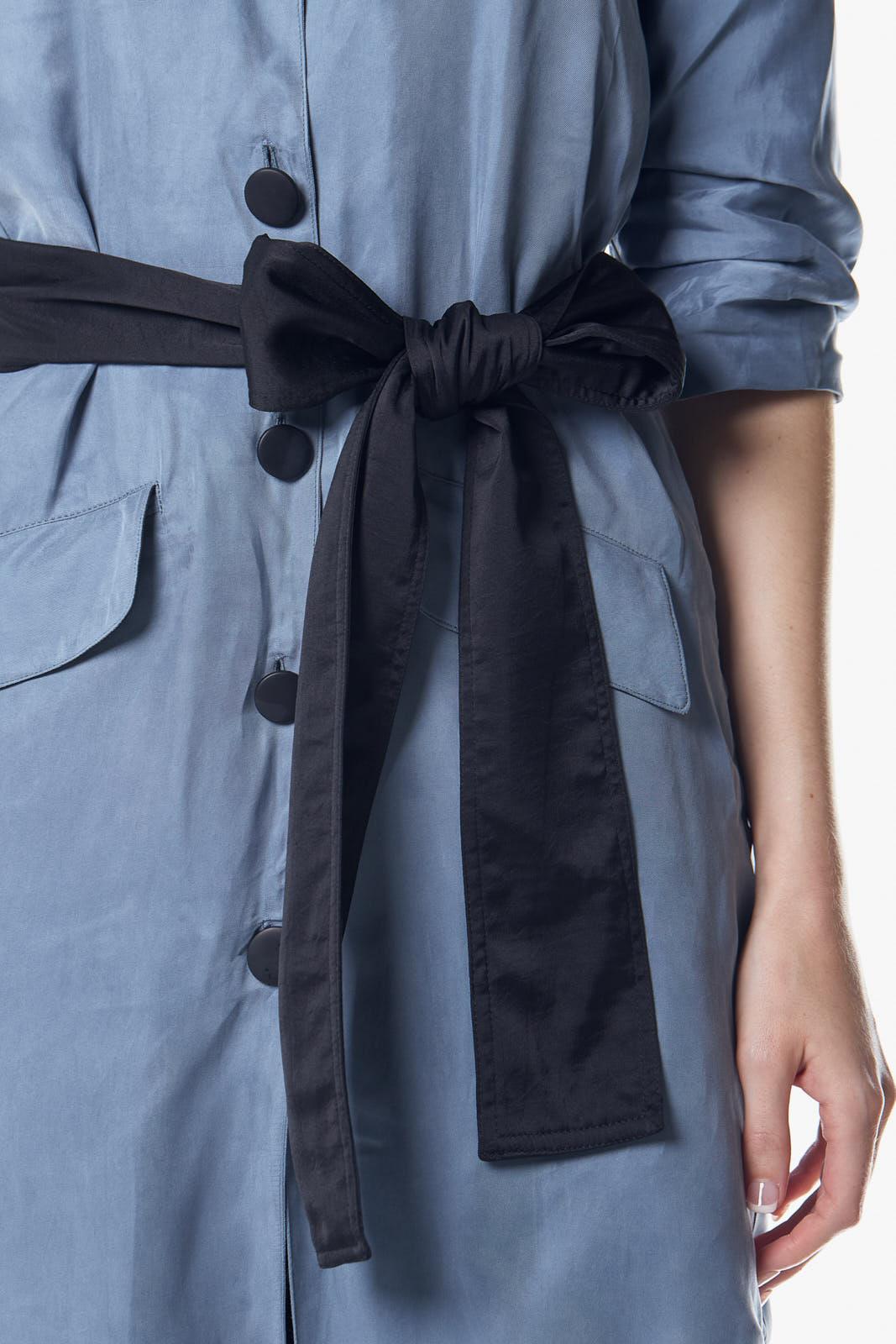 Le Réussi® Fashion - Cielo Blue Blazer Dress A Luxurious Statement of Elegance and Confidence.